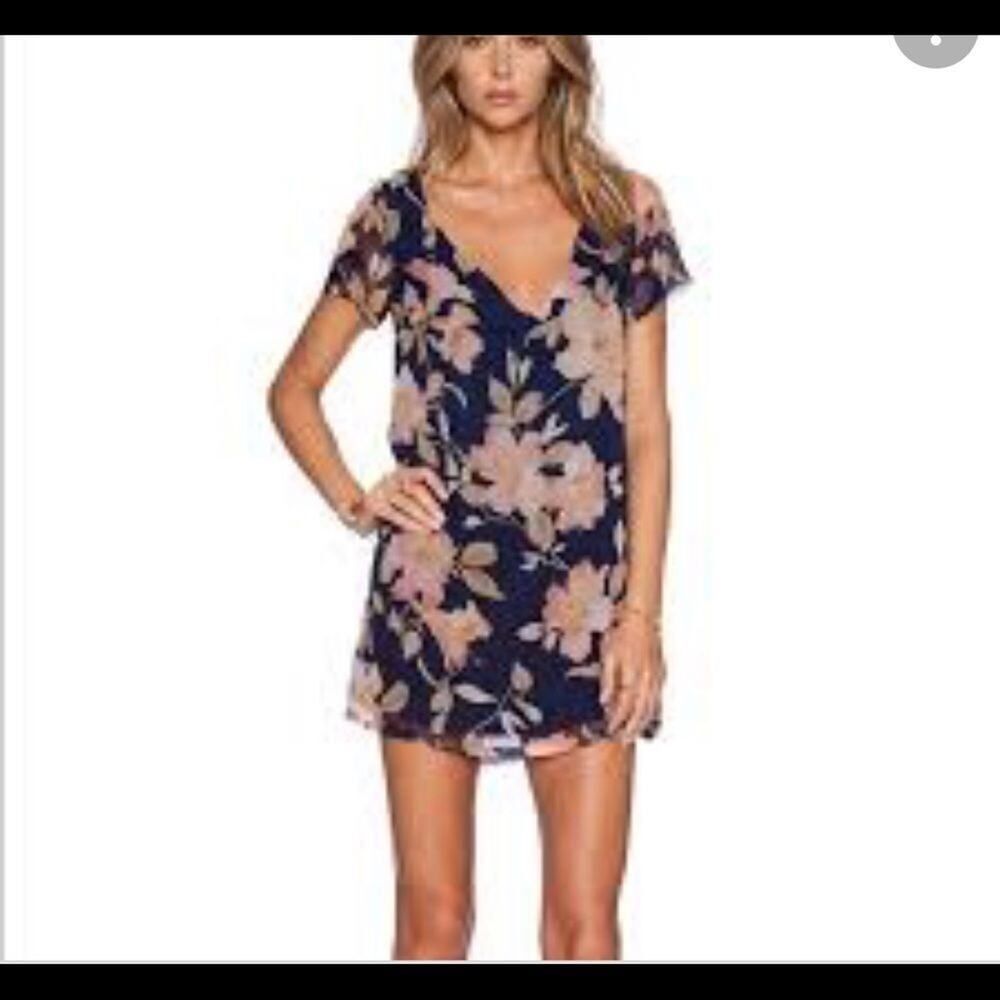 MERRITT CHARLES‎ MADELEINE 100% SILK DRESS SIZE XS